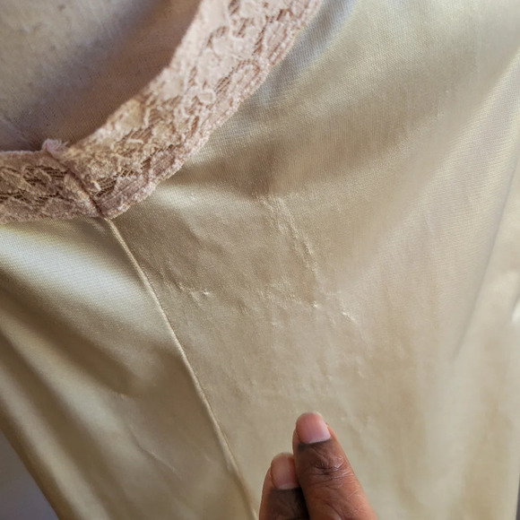 Vintage Chemise Top by Greenco Maid / Nutural Tone / Size Large - Picture 4 of 8